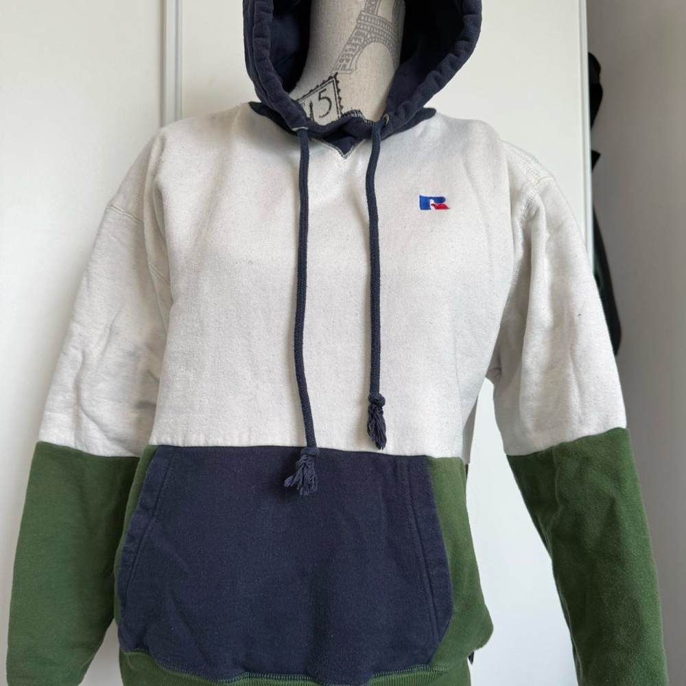 Colourblocked russell hoodie